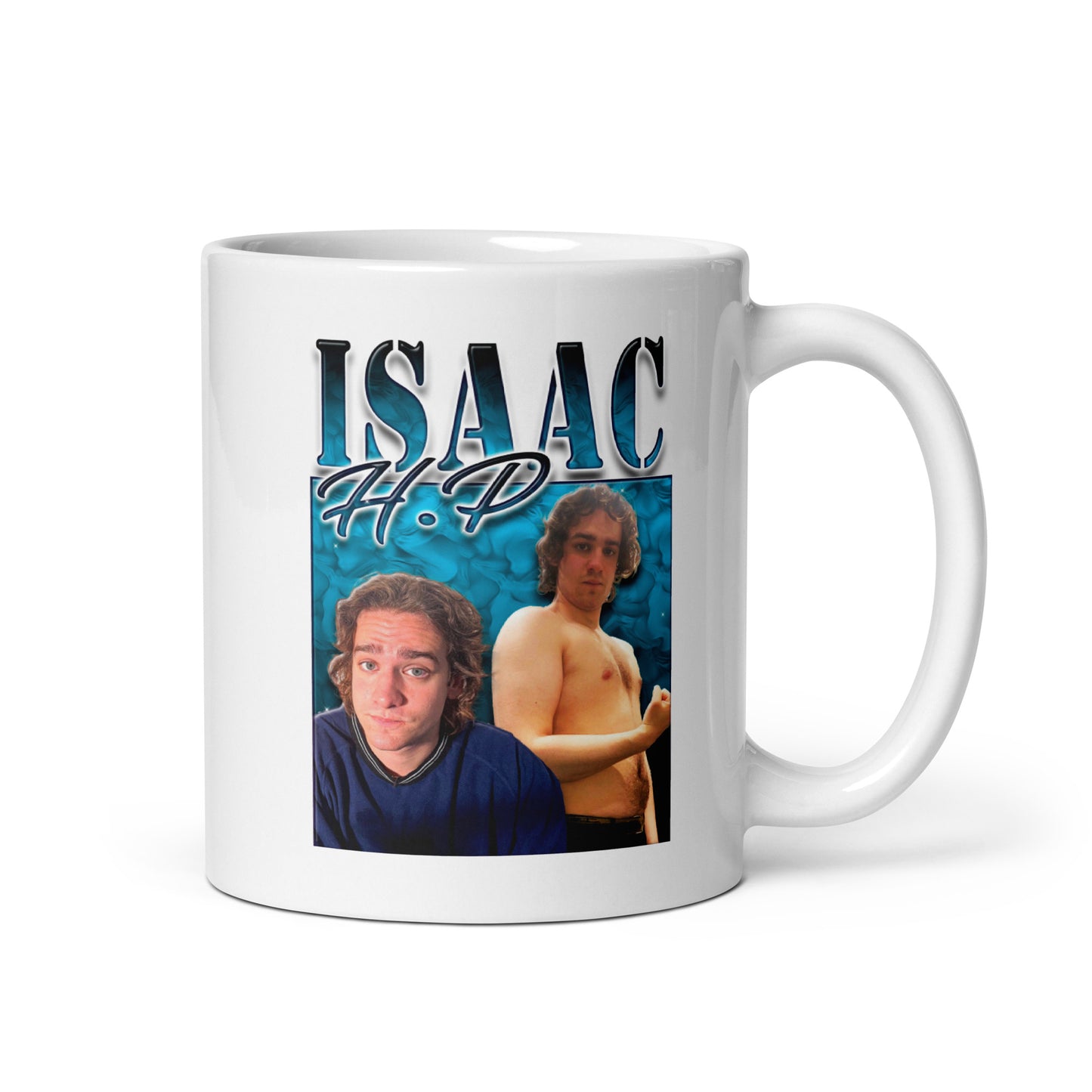 Isaac HP Vintage White Mug