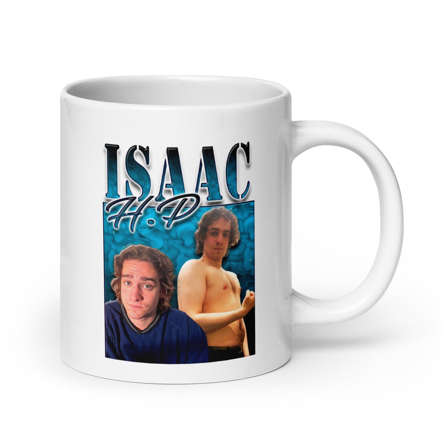 Isaac HP Vintage White Mug